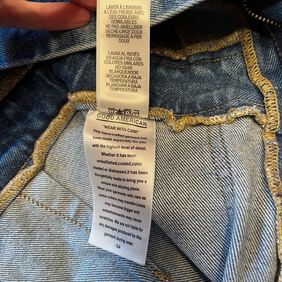 Good American Fit For Success Denim Jumpsuit Size M - Picture 14 of 15